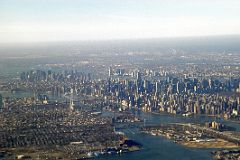 New York City Landing At La Guardia 04 Financial District, Empire State Building, Buildings Near Central Park From Northeast